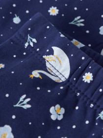 NAME IT Sweat Leggings Davina Beacon Blue Swans
